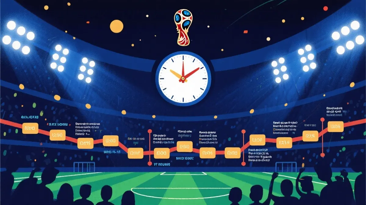 2026世界杯决赛墨西哥赛程表：不同时区球迷的观赛时间换算与作息攻略